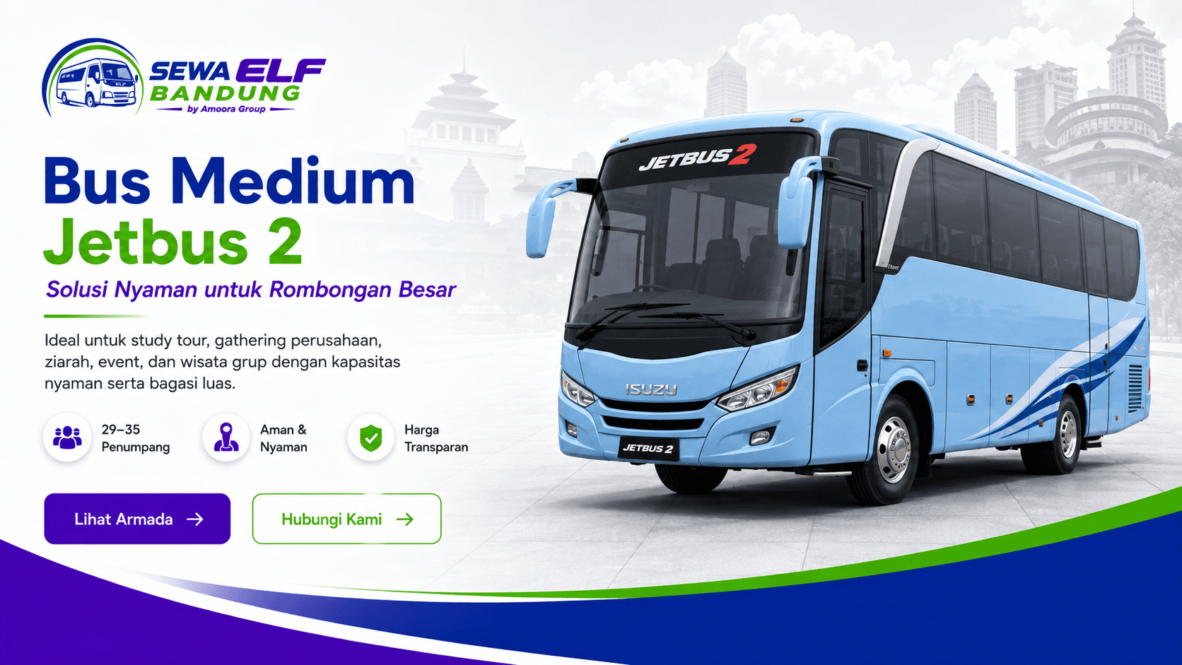 Katalog Lengkap Sewa Hiace Premio & Bus Pariwisata Bandung