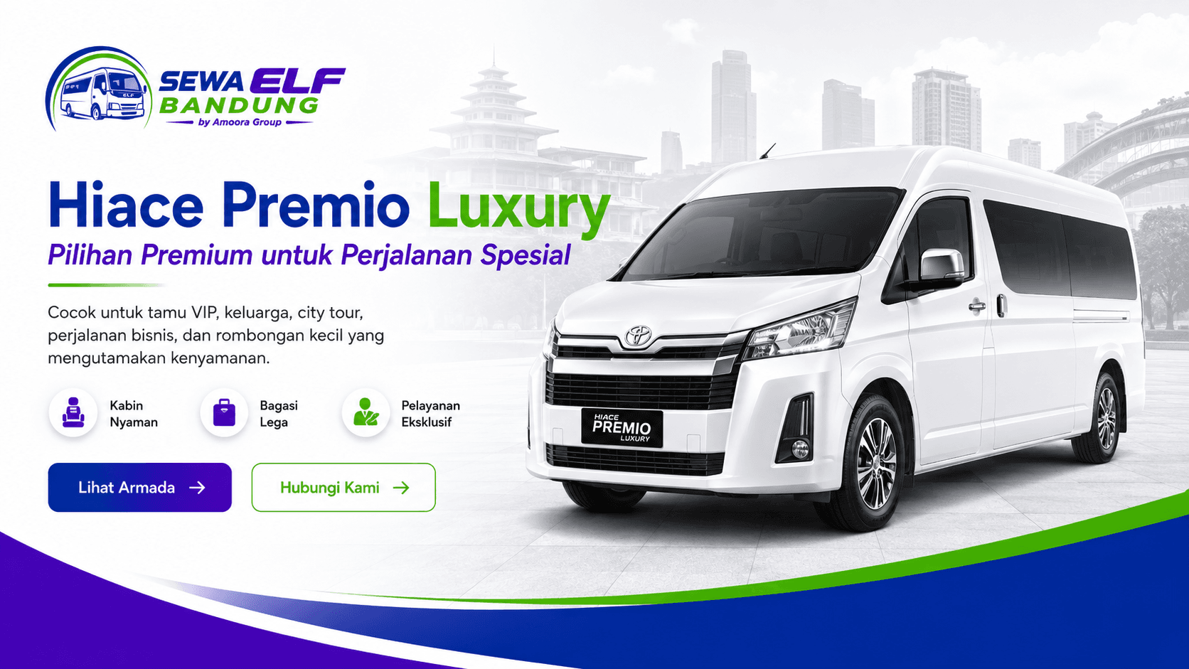 Layanan Transportasi Wisata Bandung & Carter Luar Kota Terpercaya